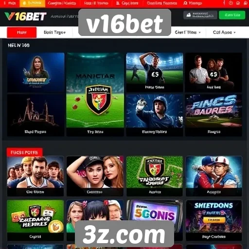 Avaliação das opções de jogo disponíveis no v16bet