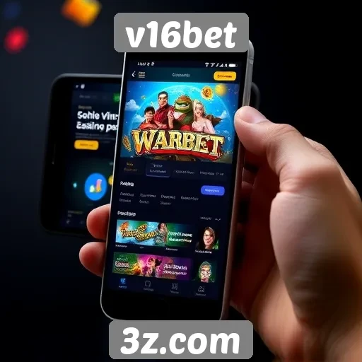 experiência de usuário no site v16bet em dispositivos móveis
