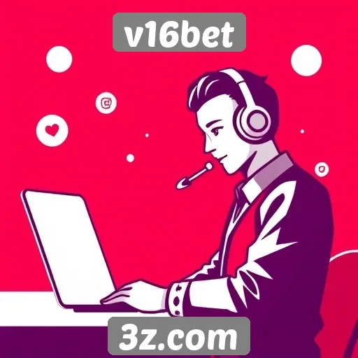 Apoio ao cliente do v16bet e canais de comunicação